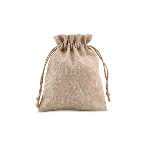 bolsas telas arpillería para regalo